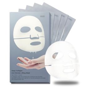 40g X 4ea Deep Anti Wrinkle Bio-Collagen Face Masks Hydrating Overnight Collagen Mask For Lifting,Firming And Moisturizing (Option: default)