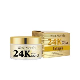 Face Cream Month 24k Collagen Fade Fine Line Brightening Firming Anti-Wrinkle (Option: default)