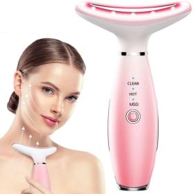 Neck Face Massager, Skin Care Face Massage Tool, 3-in-1 Facial Massager, Face Sculpting Tool With Thermals, Vibration (Color: W13535669)