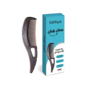 EELHOE Hair Comb 1-Piece Hair Growth Boosting Volumizing Oil Control Anti-Dandruff for Daily Hair Care (Option: default)