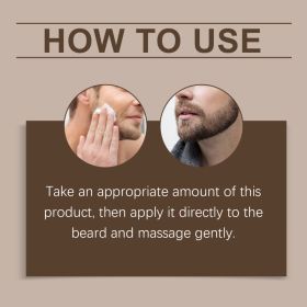 Men's Beard Balm Softening Styling Nourishing Moisturizing Conditioner Gentle for Care (Option: default)