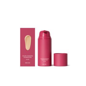 Natural Color Temperature Toning Foundation Liquid Facial Uniformity Softness Makeup Brightness Delicate Clear Foundation Liquid (Option: default)