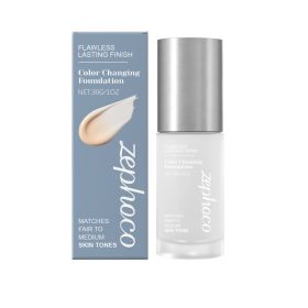 Natural Color Changing Light Makeup Foundation Light And Fine Moisturizing Clothes Post For Daily Clear Makeup (Option: default)