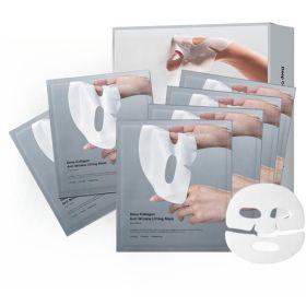 (6 Pieces)Deep Collagen Anti-Wrinkle PowerBoosting Mask (Option: default)