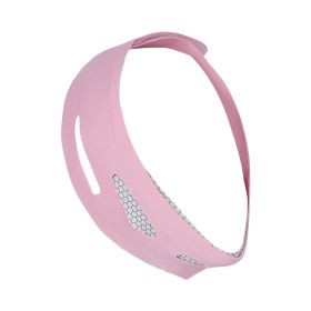 Double Chin Mask, Far Infrared Chin Strap, V Line Face Chin Lifting Strap, Jaw Exerciser For Women, Pink (Option: default)