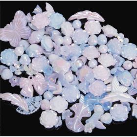 Cream Gel Colorful DIY Mabei Baroque Butterfly Cream Gel Resin Small Accessories Handmade Bead Bead DIY Matching (28pieces In Total) (Option: default)
