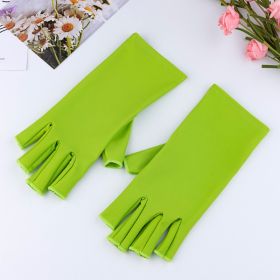 Manicure UV Protection Glove (Option: Green)