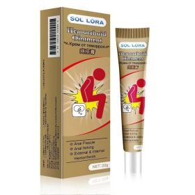 Hemorrhoids Remove Ointment Herbal Cream Relief Piles Pain Reduce Itching (Option: default)