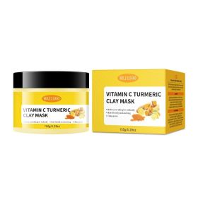 Turmeric Vitamin C Clay Mask With Kaolin Clay For Dull & Blemish-Prone Skin, Deep Cleansing Facial Mask, Face Masks Skincare For (Option: default)