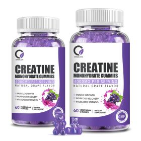 Creatine Monohydrate Gummies-4000mg Per Serving,Muscle Growth&Workout Recovery (Option: default)