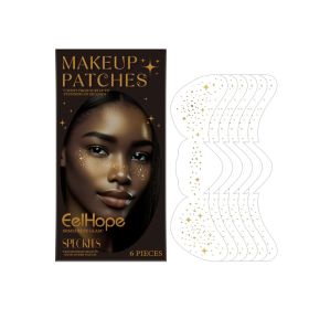 Party Freckle Tattoo Sticker Create Natural Freckle Makeup Sparkle Spots Tattoo Makeup Sticker (Option: default)