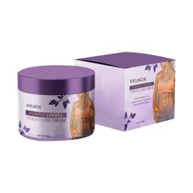 Purple Leaf Slimming Cream Fat Burning Anti Cellulite Firming Body Shaping Tightening Lotion (Option: default)