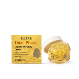 Face Cream Double-Effect Capsule Treatment Gentle Care Skin Elastic Smooth Fine Deep Hydration Nourishing - Perfect for Daily Moisturizing Routin (Option: default)