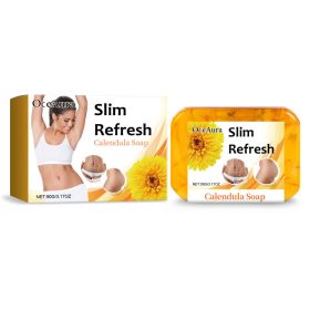 Slim Refresh Calendula Body Cream Gentle Cleanse Lightweight Nourishing Skin Care Firming Lotion (Option: default)