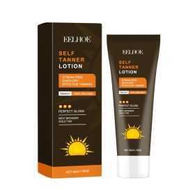 Self Tanner Lotion Hydrating Moisturizing Bronzing Glow Natural Tan Skin Care Treatment (Option: default)