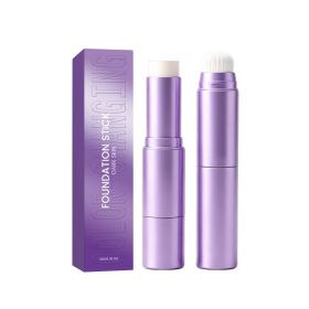 2-in-1 Color Changing Foundation Stick (Dark Skin Tone) Light And Delicate Skin Lamination Easy To Apply Everyday Makeup Dressing Tablet No Mask (Option: default)