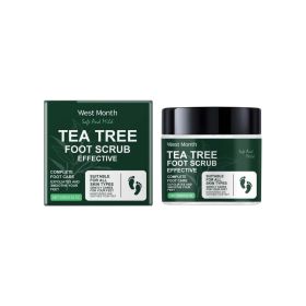 Month Tea Tree Foot Scrub Massage Softening Keratin Cleansing Moisturizing Foot Scrub (Option: default)